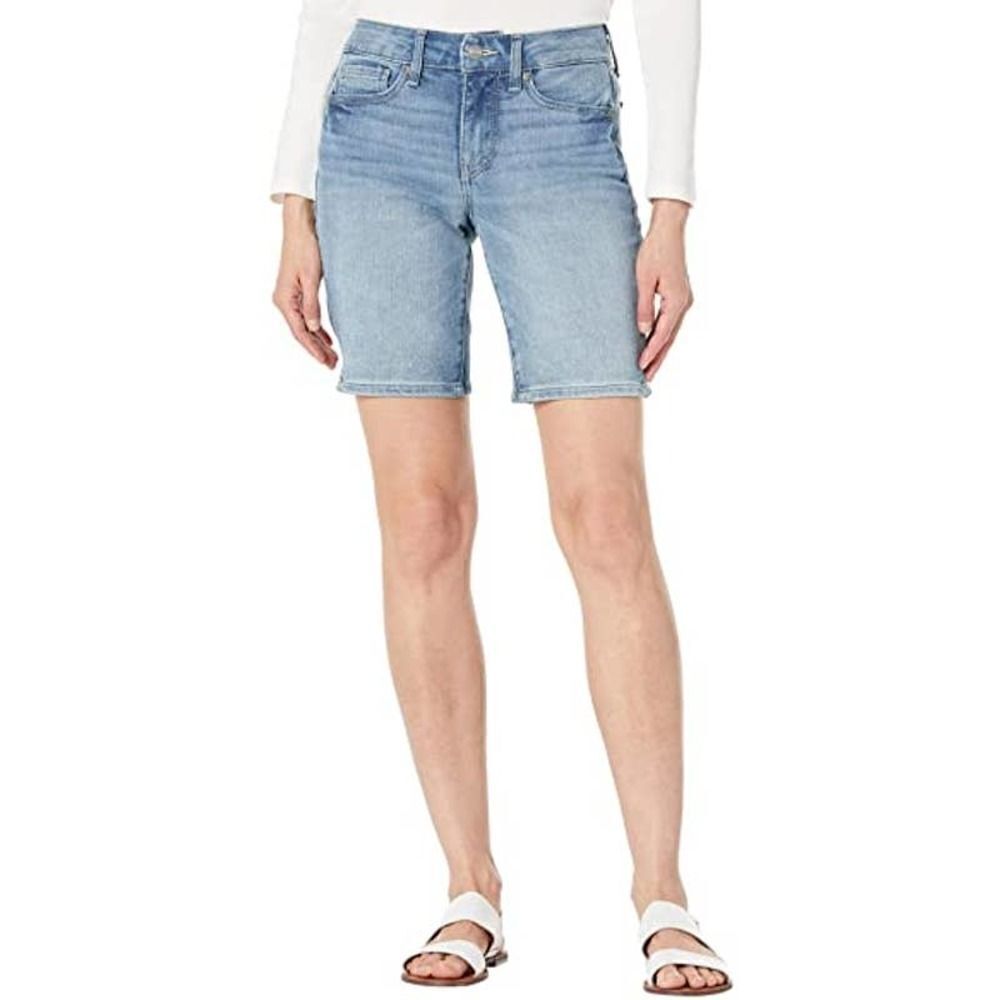 NYDJ Ella Side Seam Slit Denim Shorts Women's Size 0 NWT